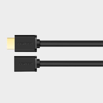 Удължителен HDMI кабел (50 см) - Ugreen 4K HDMI Female to HDMI Male Extension Cable (черен) 9