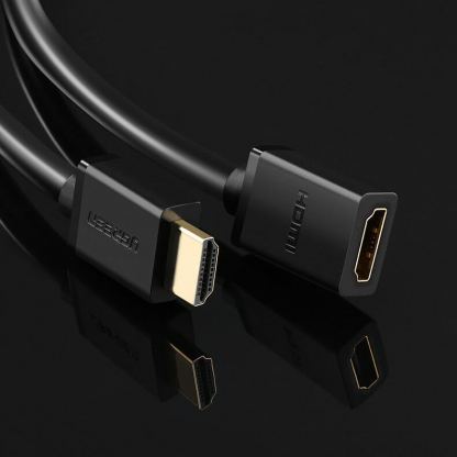 Удължителен HDMI кабел (50 см) - Ugreen 4K HDMI Female to HDMI Male Extension Cable (черен) 11
