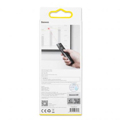 Безжично блутуут устройство за управление на вашите презентации - Baseus Orange Dot Wireless Presenter (ACFYB-C0G) (тъмносив) 3