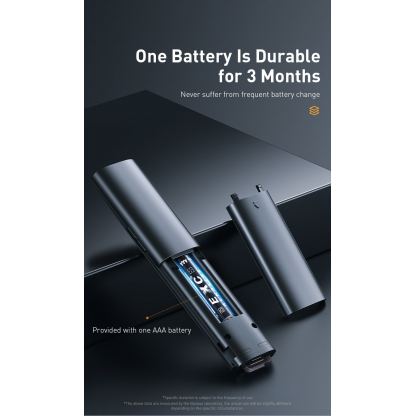 Безжично блутуут устройство за управление на вашите презентации - Baseus Orange Dot Wireless Presenter (ACFYB-C0G) (тъмносив) 5