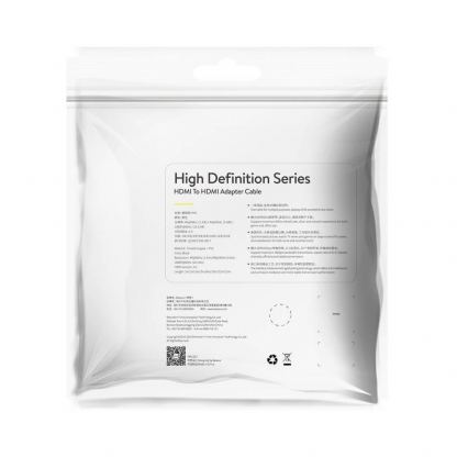 4K HDMI към 4K HDMI кабел (5 м) - Baseus High Definition Series HDMI To HDMI Adapter Cable (CAKGQ-D01) (черен) 9