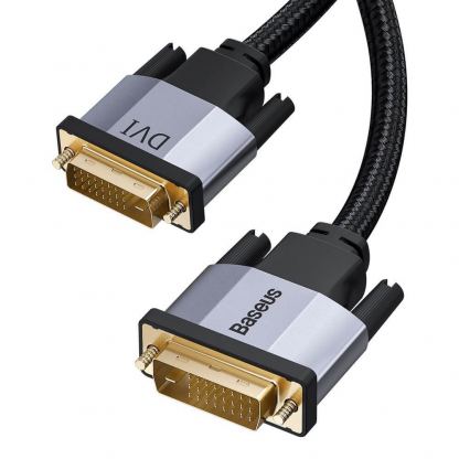 DVI към DVI кабел (300 см) - Baseus Enjoyment Series DVI Male To DVI Male Cable (CAKSX-S0G) (черен) 2
