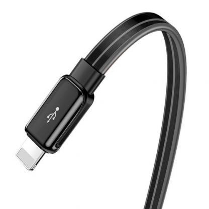 Lightning USB кабел за Apple устройства с Lightning порт (100 см) - Baseus Glowing USB Lightning Cable (CALLG-01) (черен) 6
