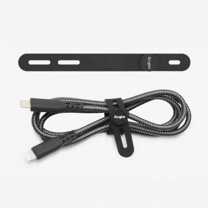 Пет броя силиконови органайзери за кабели - Ringke Set 5 x Silicone Strap Cable Organizer (в различни цветове) 5