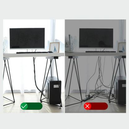 Велкро лента за организиране на кабели (100 см) - Baseus Rainbow Circle Velcro Strap (черен) 9