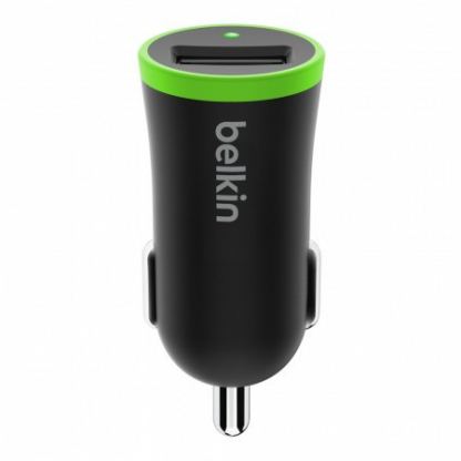 Зарядно за кола с USB изход и отделен microUSB кабел за мобилни устройства - Belkin Micro Car Charger 2.4A (черен) 4