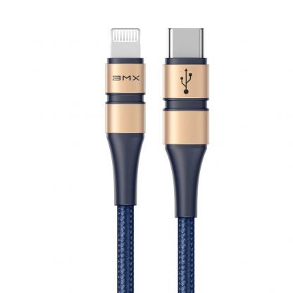 MFI сертифициран USB-C към Lightning кабел за Apple устройства с Lightning порт (120 см) - Baseus BMX Double-Deck USB-C to Lightning Cable PD 18W (син) 2
