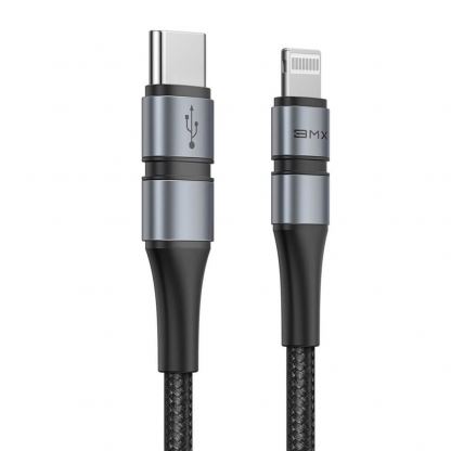 MFI сертифициран USB-C към Lightning кабел за Apple устройства с Lightning порт (120 см) - Baseus BMX Double-Deck USB-C to Lightning Cable PD 18W (черен) 3