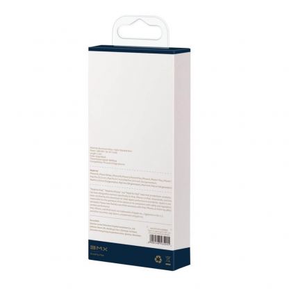 MFI сертифициран USB-C към Lightning кабел за Apple устройства с Lightning порт (120 см) - Baseus BMX Double-Deck USB-C to Lightning Cable PD 18W (черен) 7