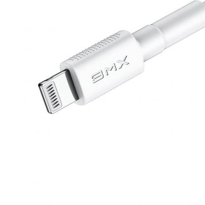 MFI сертифициран USB-C към Lightning кабел за Apple устройства с Lightning порт (180 см) - Baseus BMX Mini USB-C to Lightning Cable PD 18W (CATLSW-B02) (бял) 2