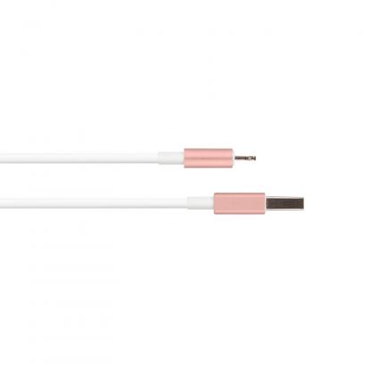 USB кабел за iPhone с Lightning (100 см) - Moshi Lightning to USB Cable (розово злато) 2