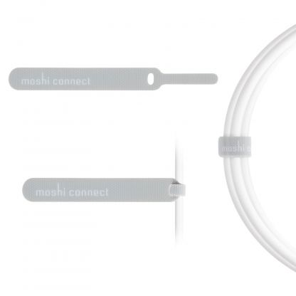 USB кабел за iPhone с Lightning (100 см) - Moshi Lightning to USB Cable (розово злато) 4