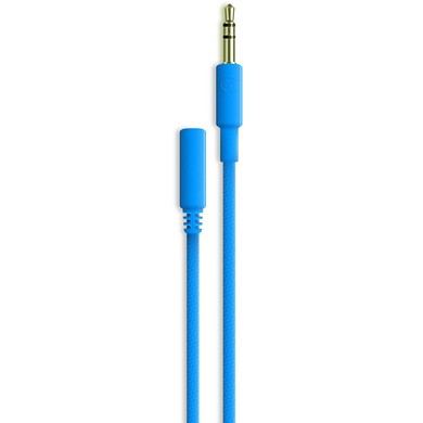 Удължителен аудио кабел 3.5 mm женско към 3.5 mm мъжко (100 см) - IncrediCables Audio Extension Cable (син) 2