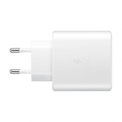 Захранване с технология за бързо зареждане и кабел с USB-C изход (бял) - Samsung PD 45W Wall Charger EP-TA845XWEGWW (ритейл опаковка) 2