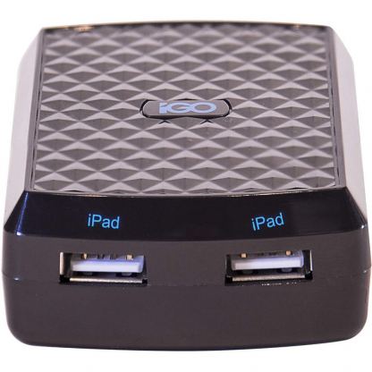 Захранване за ел. мрежа с два USB изхода за мобилни устройства и кабели в комплекта - iGo Universal 4.2A Wall Charger 4