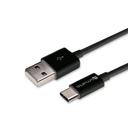 USB-C кабел за мобилни устройства (100 см) - 4smarts Basic LinkCord USB-C Data Cable (черен) 2