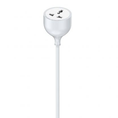 Удължителен AC кабел кабел от EU към UK стандарт (5 метра) - LDNIO Extension Cord With AC socket EU/UK (бял) 2