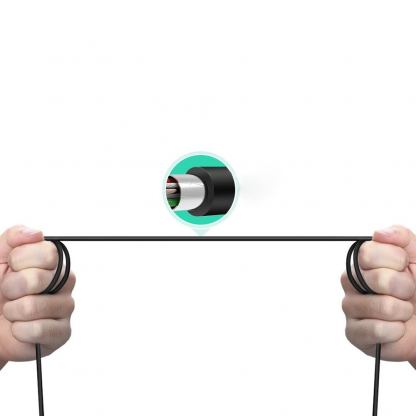 Кабел за принтер и други външни устройства USB-C Male към USB-B Male (100 см) - Ugreen US241 USB-C To USB-B 2.0 Printer Cable (черен) 3