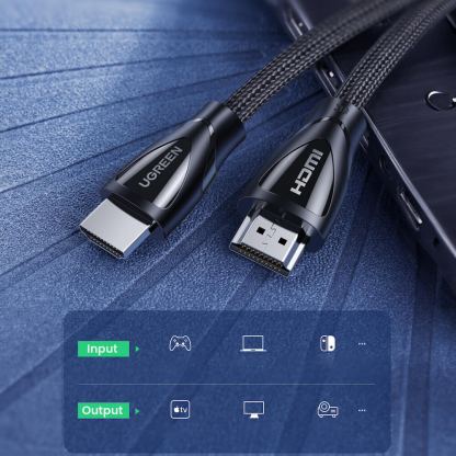 Високоскоростен 8K HDMI към HDMI кабел (300 см) - Ugreen 8K HDMI Male Cable (черен) 4