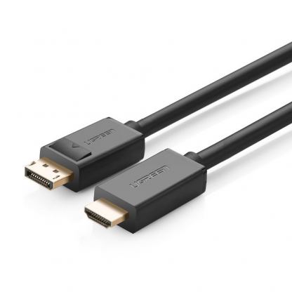 Кабел DisplayPort към HDMI с поддръжка на 4K (500 см) - Ugreen DisplayPort to HDMI 4K Cable (черен) 2