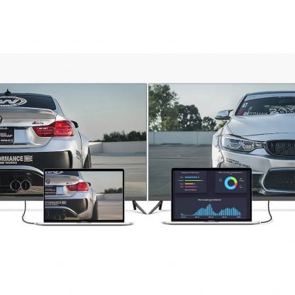 4K HDMI към HDMI кабел (200 см) - Ugreen Angled HDMI Male To HDMI Male Cable (черен) 6