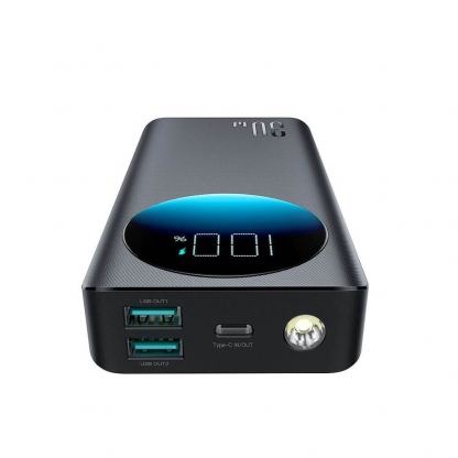 Външна батерия с 2xUSB-A и 1xUSB-C изходи и технология за бързо зареждане - Joyroom Digital Display Power Bank 30W 20000 mAh (черен) 3