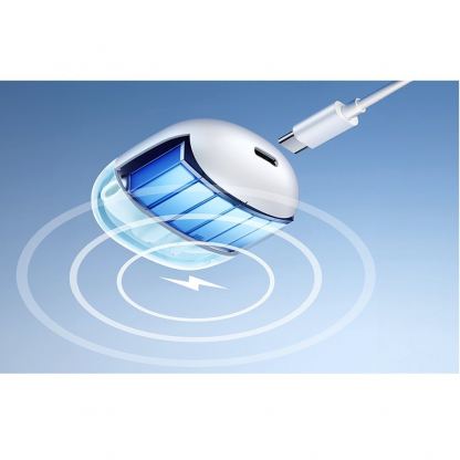 Безжични блутут слушалки със зареждащ кейс - Joyroom Jpods TWS Bluetooth Earphones JR-PB2 (бял) 5