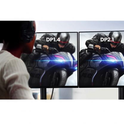 Кабел DisplayPort към DisplayPort с поддръжка на 8K (100 см) - Ugreen DisplayPort 2.1 to DisplayPort 2.1 Cable 16K (черен) 5