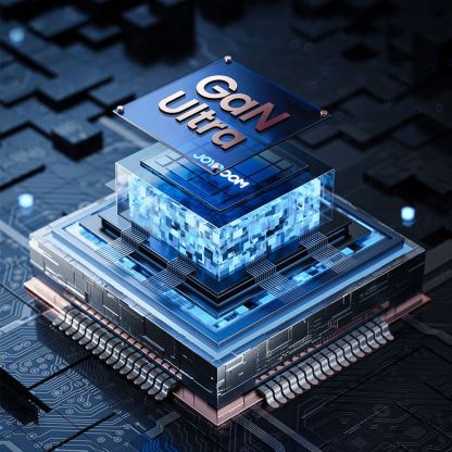 Захранване за ел. мрежа за лаптопи, смартфони и таблети с 1xUSB-A и 3xUSB-C изходи с технология за бързо зареждане и USB-C кабел - Joyroom GaN Fast Wall Charger 140W (черен) 10