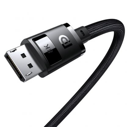 Кабел DisplayPort към DisplayPort с поддръжка на 8K (100 см) - Baseus High Definition DisplayPort to DisplayPort Cable 8K (черен) 2