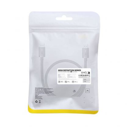 Кабел DisplayPort към DisplayPort с поддръжка на 8K (100 см) - Baseus High Definition DisplayPort to DisplayPort Cable 8K (черен) 6