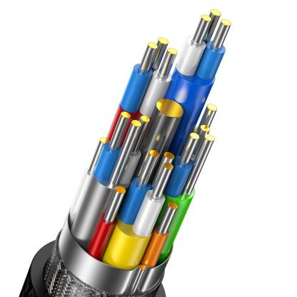 Кабел DisplayPort към DisplayPort с поддръжка на 8K (100 см) - Baseus High Definition DisplayPort to DisplayPort Cable 8K (черен) 8