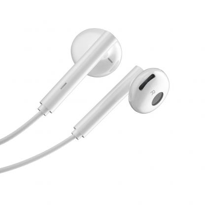 Слушалки с USB-C кабел, управление на звука и микрофон - Dudao X3B In-Ear USB-C Stereo Headphones (бял) 2