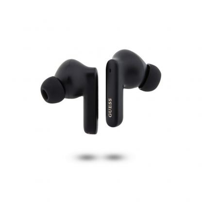 Безжични блутут слушалки със зареждащ кейс за мобилни устройства (черен)  - Guess Metalic Finish True Wireless 5.3 6H Stereo TWS Headset 2
