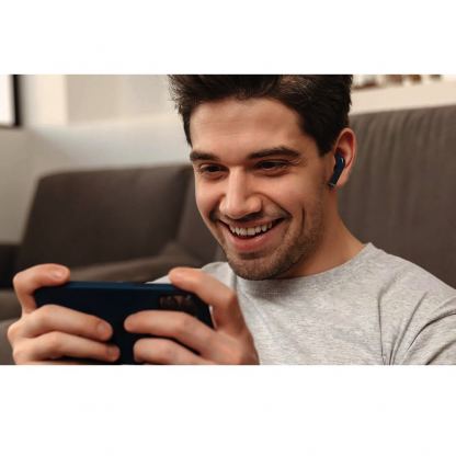 Безжични блутут слушалки със зареждащ кейс - Xiaomi Haylou X1 (2023) TWS Bluetooth Earbuds (син) 4