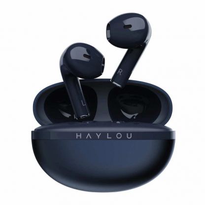 Безжични блутут слушалки със зареждащ кейс - Xiaomi Haylou X1 (2023) TWS Bluetooth Earbuds (син) 7