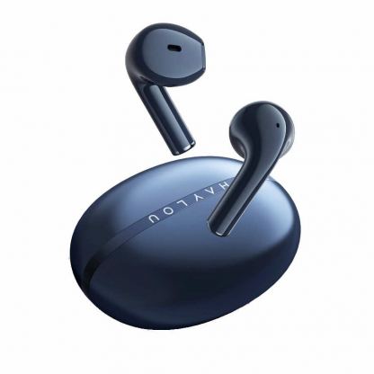 Безжични блутут слушалки със зареждащ кейс - Xiaomi Haylou X1 (2023) TWS Bluetooth Earbuds (син) 9