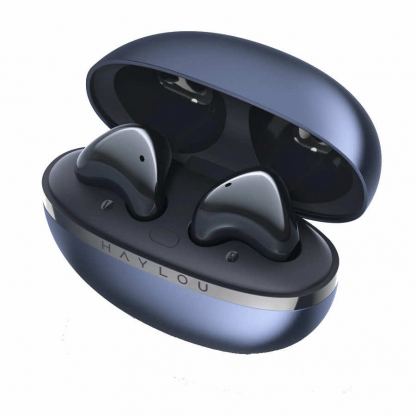 Безжични блутут слушалки със зареждащ кейс - Xiaomi Haylou X1 (2023) TWS Bluetooth Earbuds (син) 10