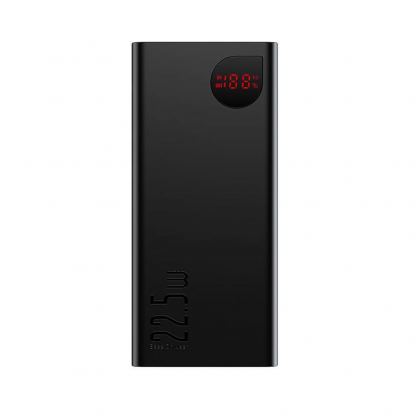 Външна батерия с 3xUSB-A и 1xUSB-C изходи с технология за бързо зареждане - Baseus Adaman Metal Digital Display Power Bank 22.5W 40000 mAh (PPAD020101) (черен) 2
