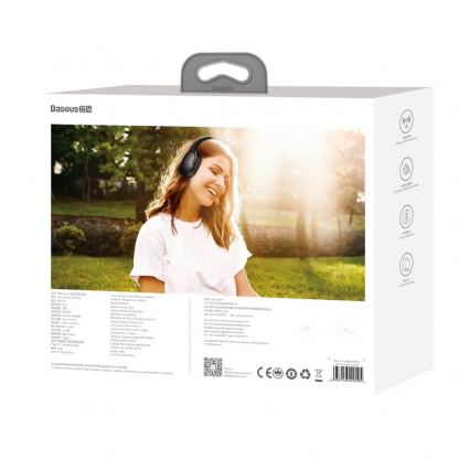 Безжични блутут слушалки за мобилни устройства - Baseus Encok D02 Pro Wireless Over-Ear Headphones (NGTD010301) (черен) 10