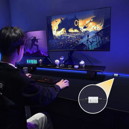 Комплект Ethernet удължителен адаптер за свъзване на два RJ45 кабела (бял) - Baseus Airjoy Series Network Cable Connector Set 1000 Mbps (10 броя) 12