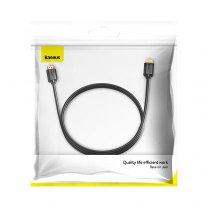 4K HDMI към HDMI кабел (200 см) - Baseus 4K HDMI 2.0 Male To HDMI Male Cable (черен) 12