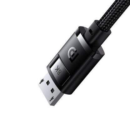 Кабел DisplayPort към DisplayPort с поддръжка на 8K (200 см) - Baseus High Definition DisplayPort to DisplayPort Cable 8K (черен) 4