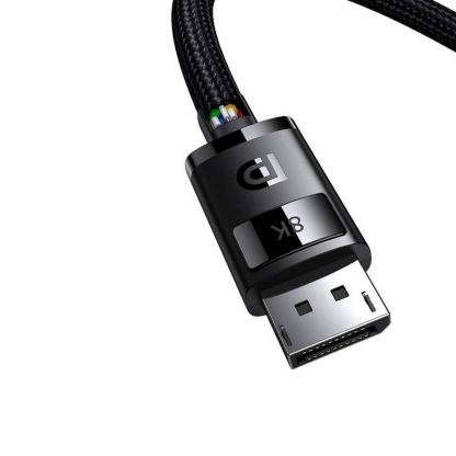 Кабел DisplayPort към DisplayPort с поддръжка на 8K (200 см) - Baseus High Definition DisplayPort to DisplayPort Cable 8K (черен) 5