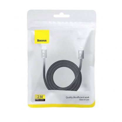 Кабел DisplayPort към DisplayPort с поддръжка на 8K (200 см) - Baseus High Definition DisplayPort to DisplayPort Cable 8K (черен) 8