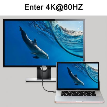 VCOM USB 4.0 Cable - USB-C към USB-C кабел стандарт USB 4.0 (200 см) (черен)  3