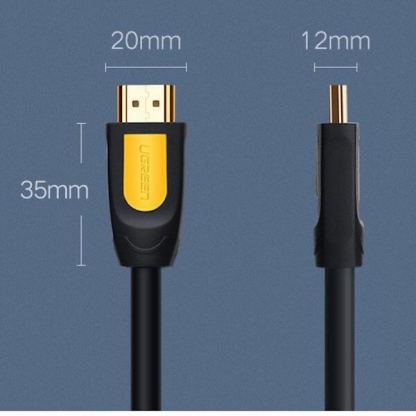 Високоскоростен 4K HDMI към HDMI кабел (200 см) - Ugreen HDMI 2.0 Male To HDMI Male Cable (черен) 3