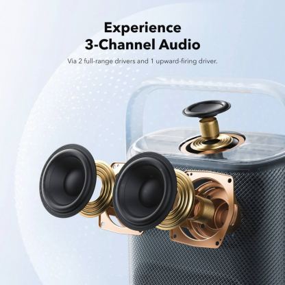 Безжичен блутут спийкър за мобилни устройства - Anker X500 SoundCore Motion Bluetooth Speaker 40W, IPX7 (черен) 4