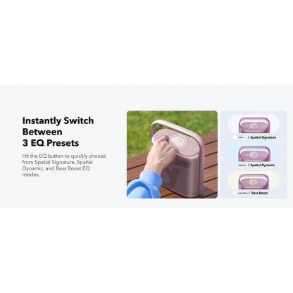 Безжичен блутут спийкър за мобилни устройства - Anker X500 SoundCore Motion Bluetooth Speaker 40W, IPX7 (черен) 9