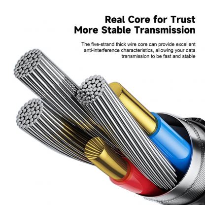 Lito USB-C to 3.5 mm Audio Cable LA01 - USB-C към 3.5 мм аудио кабел (100 см) (черен) 4